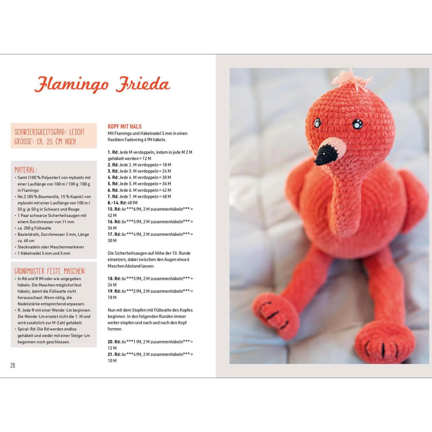 Samtige Kuschelfreunde häkeln: Flauschige Plüschtiere aus Chenille-Garn. Exclusiv in Zusammenarbeit mit myboshi