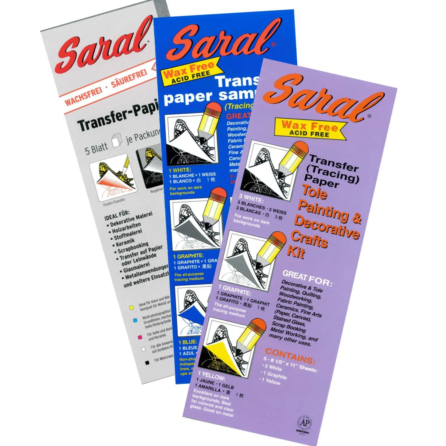 SARAL® Transferpapier-Packungen wachslos
