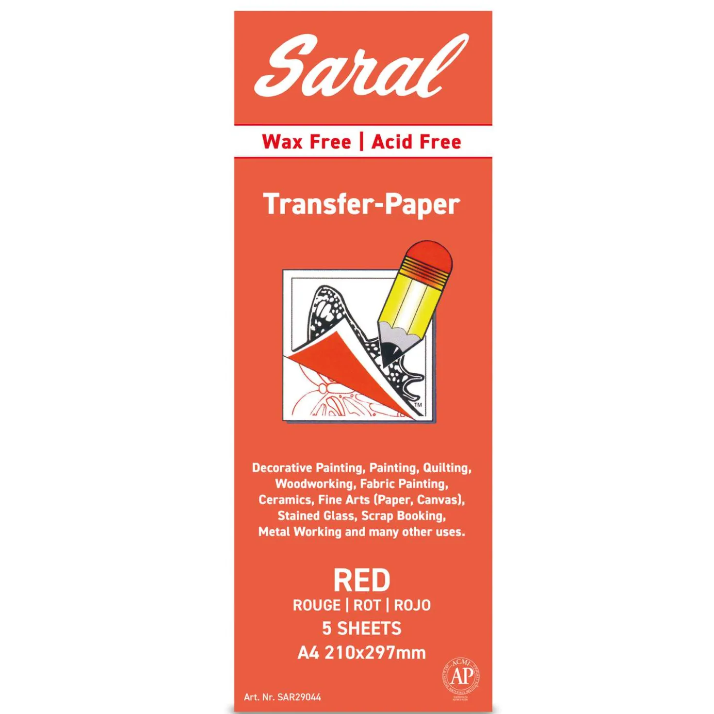 SARAL® Wachsloses Transfer-Papier, farbig