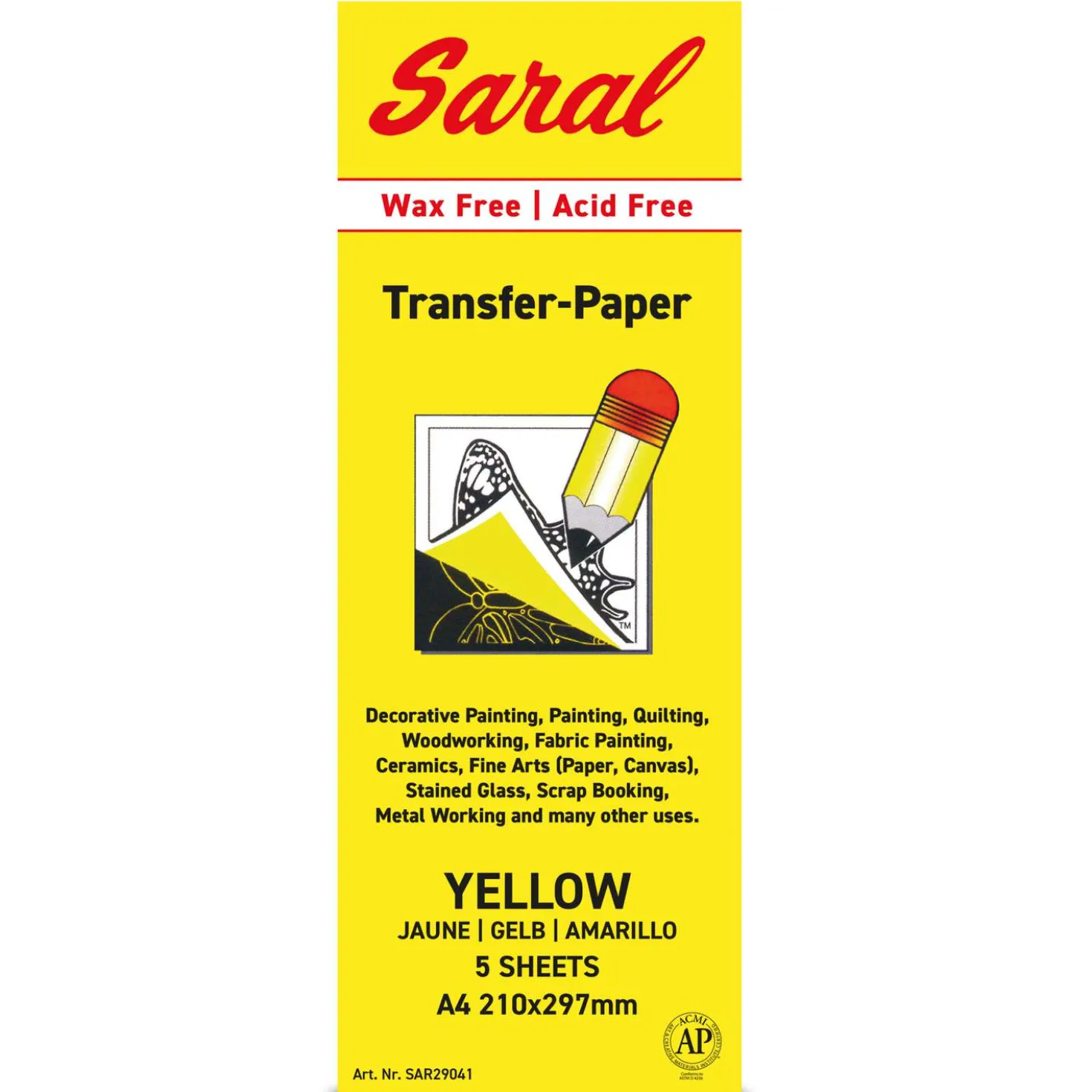 SARAL® Wachsloses Transfer-Papier, farbig