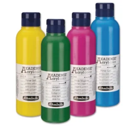 SCHMINCKE AKADEMIE® Acryl Color Feine Künstler-Acrylfarben 1-Liter-Flaschen