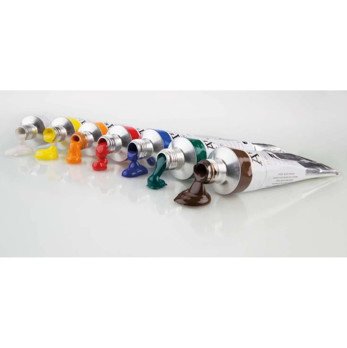 Schmincke AKADEMIE® Acryl color Acrylfarben-Set im Holzkasten