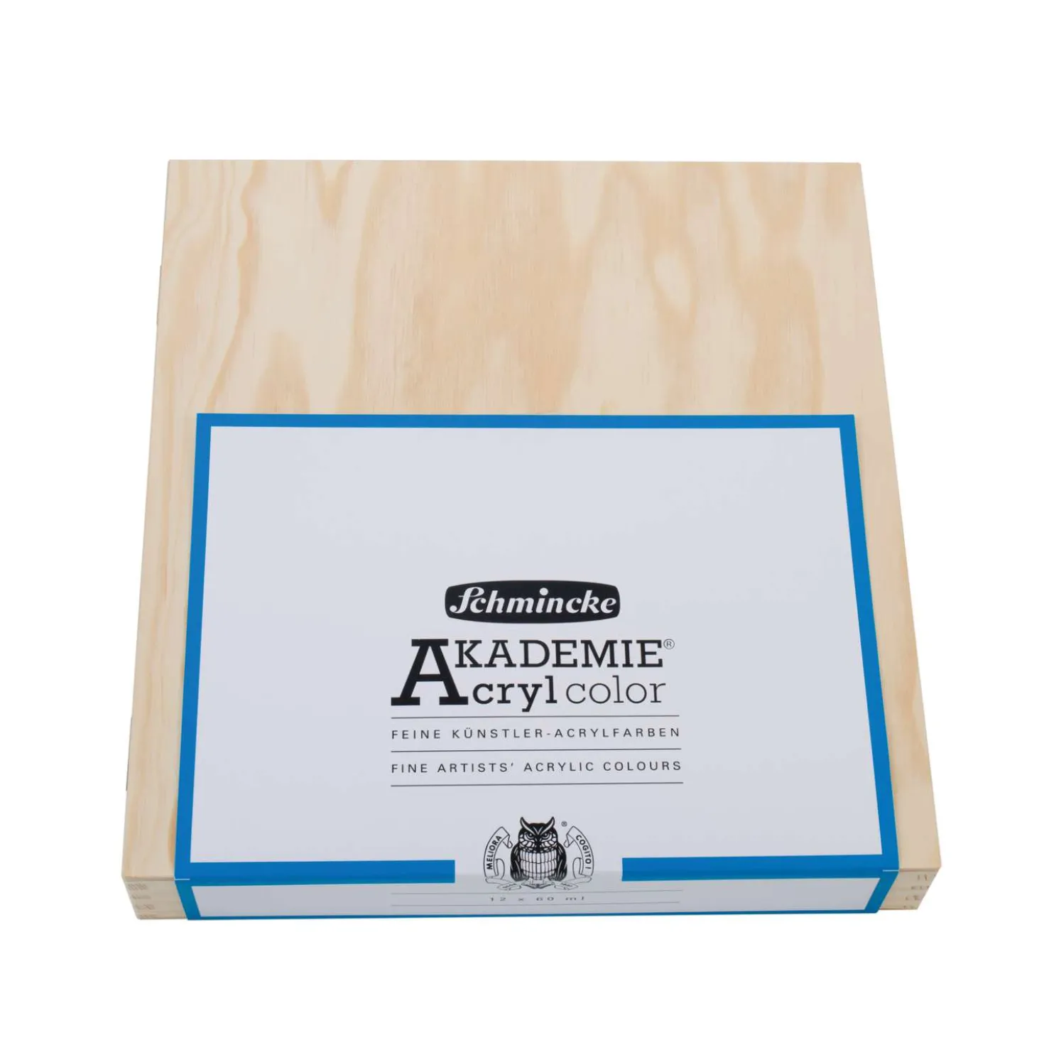 Schmincke AKADEMIE® Acryl color Acrylfarben-Set im Holzkasten