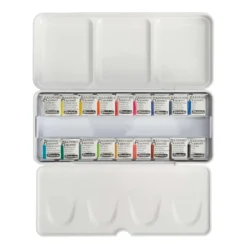 Schmincke AKADEMIE® Aquarell Kunststoffkasten, 9er-Set