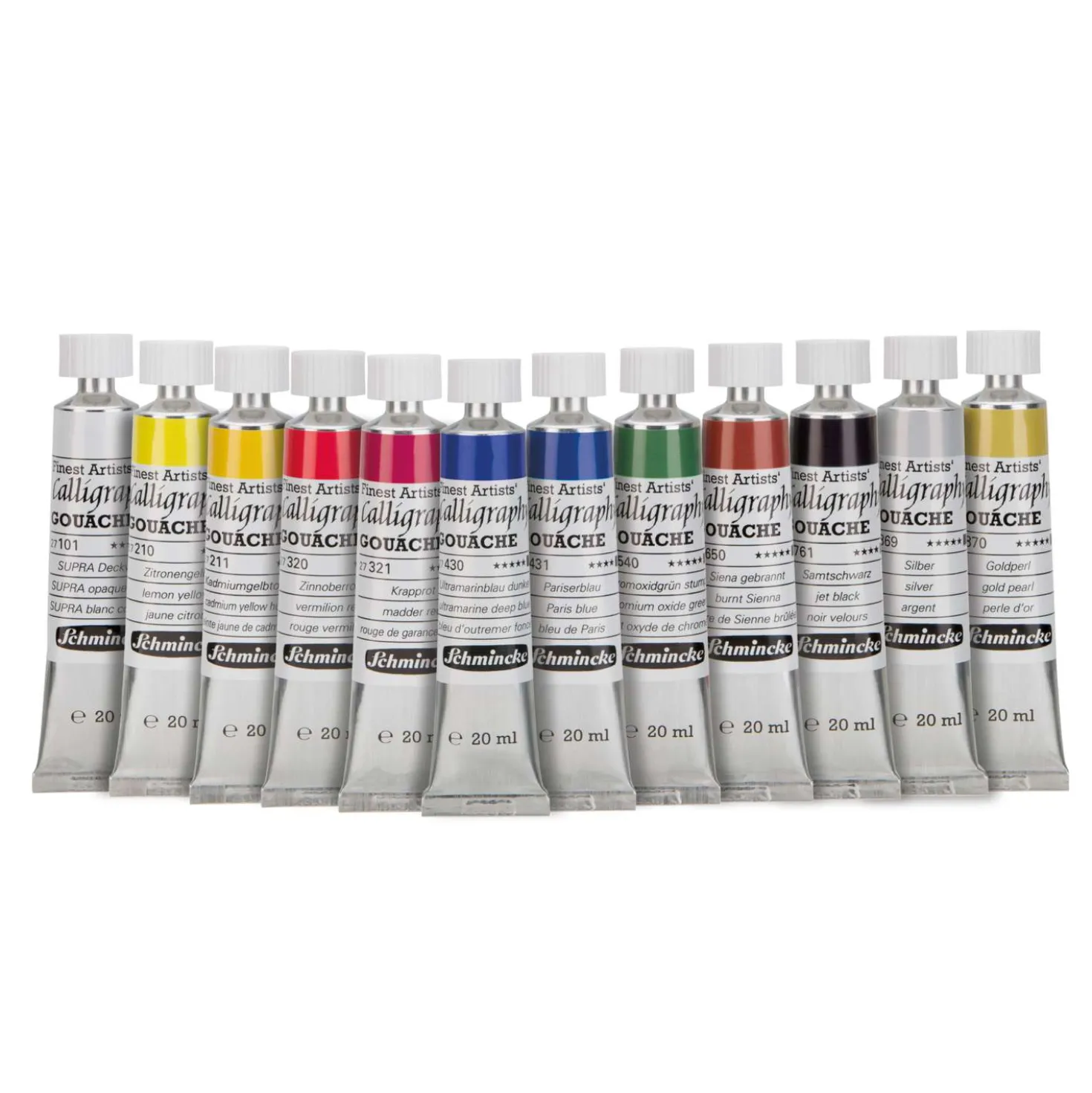 SCHMINCKE Calligraphy Gouache-Set im Holzkasten