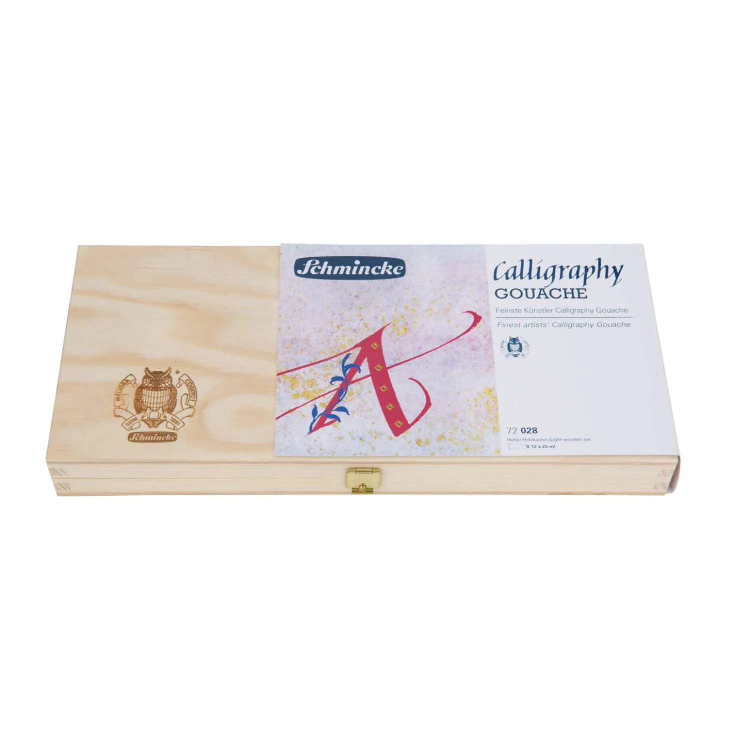 SCHMINCKE Calligraphy Gouache-Set im Holzkasten