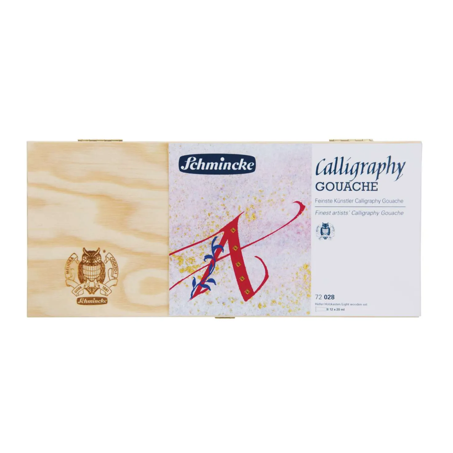 SCHMINCKE Calligraphy Gouache-Set im Holzkasten