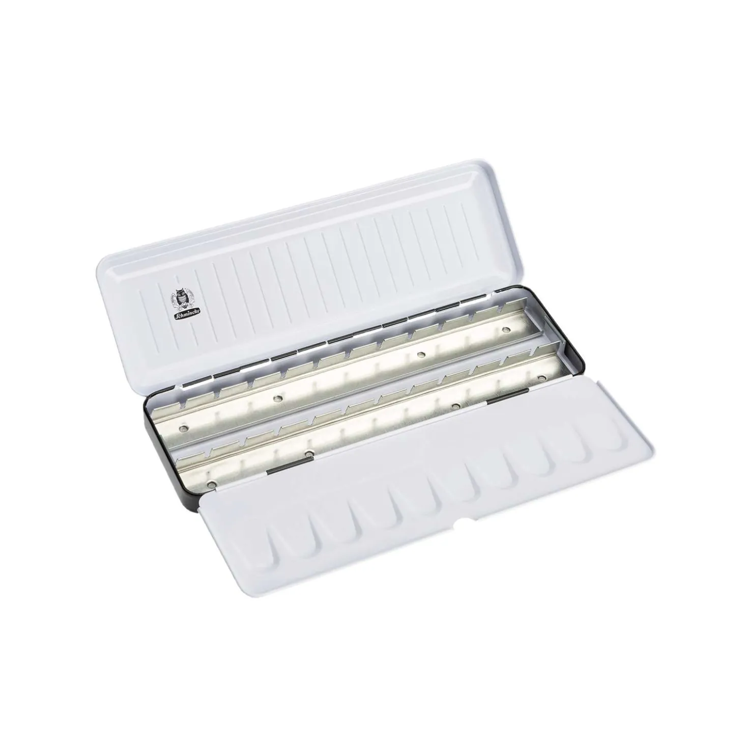 SCHMINCKE HORADAM® Aquarell-Leerkasten, 24 halbe Näpfe
