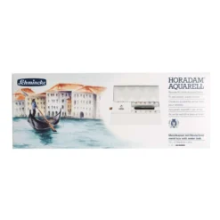 Schmincke HORADAM® AQUARELL, Metallkasten mit Wassertank und Reisepinsel