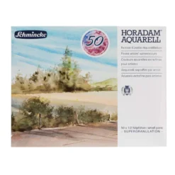 SCHMINCKE HORADAM® AQUARELL SUPER GRANULATION, 50er-Set Holzkasten