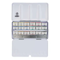 SCHMINCKE HORADAM® Feinste Künstler Aquarellfarben, Metallkästen mit ganzen Näpfchen