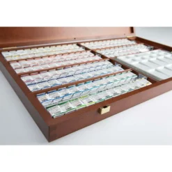 SCHMINCKE HORADAM® Holzkasten, 140 halbe Näpfchen