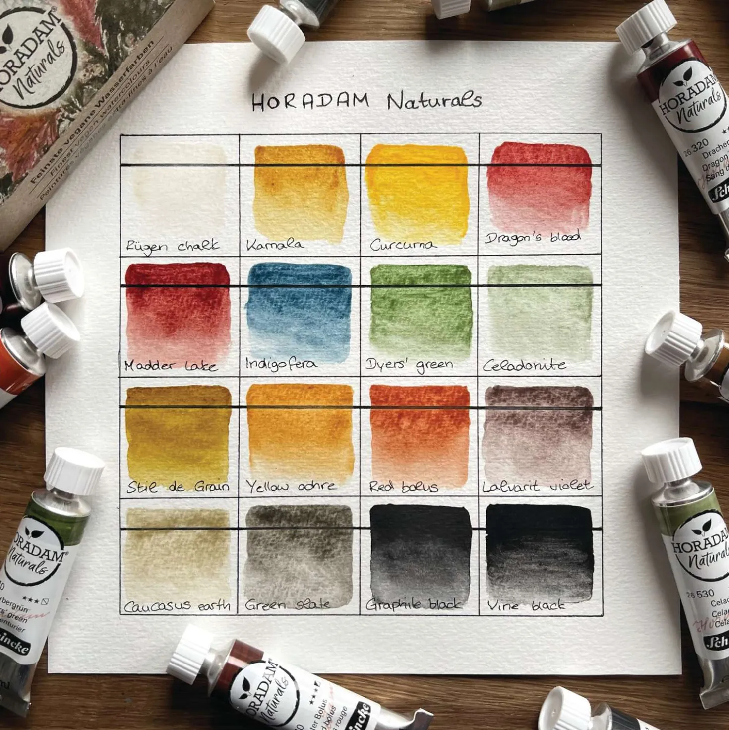 SCHMINCKE HORADAM® Naturals Feinste vegane Wasserfarben