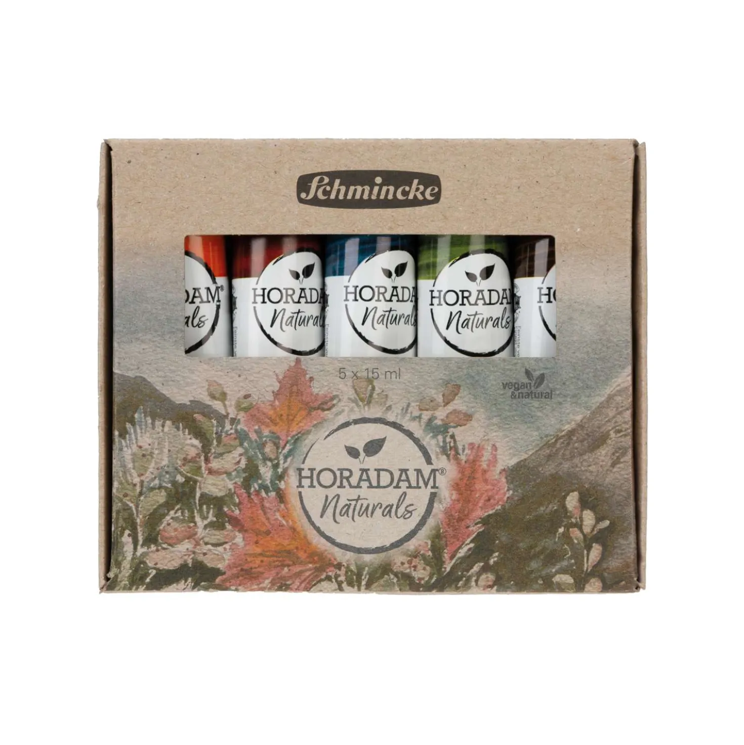 SCHMINCKE HORADAM® Naturals Feinste vegane Wasserfarben, 5er-Sets