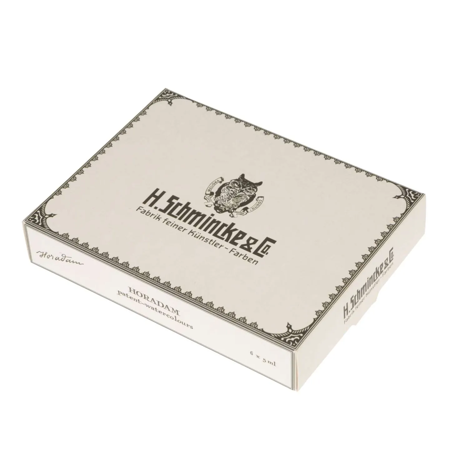 SCHMINCKE HORADAM® Retro Kompakt-Metallkasten, 6 x 5-ml-Tuben