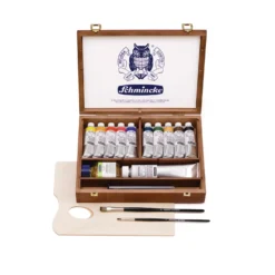 SCHMINCKE MUSSINI® Künstlerölfarben-Set im Holzkasten