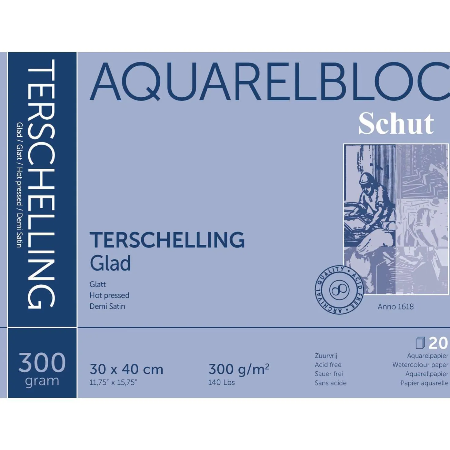 Schut Terschelling Aquarellblock