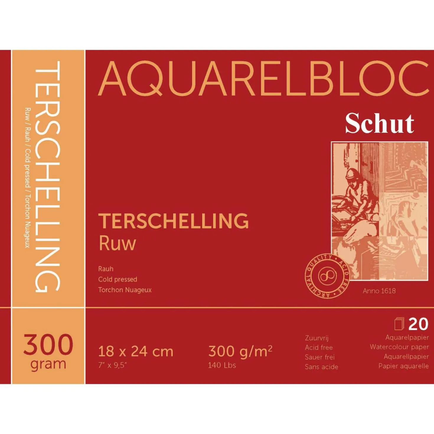 Schut Terschelling Aquarellblock