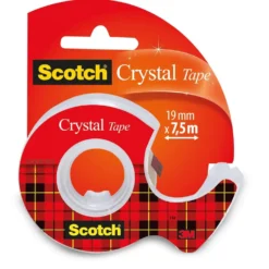 Scotch™ Crystal Tape Set mit Abroller + Nachfüllrolle