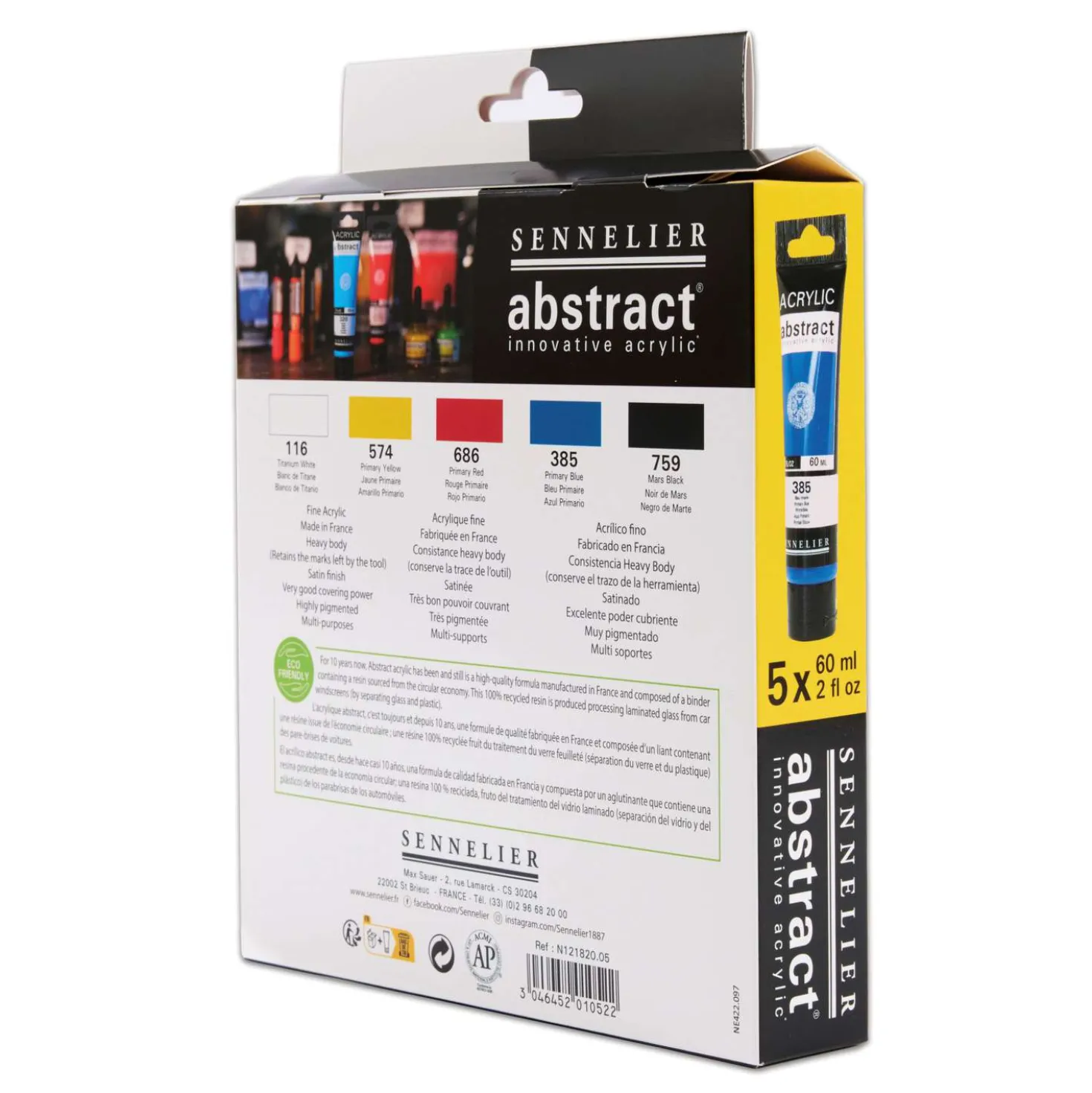 SENNELIER abstract® Acrylfarben-Set PRIMARY, 5 x 60 ml