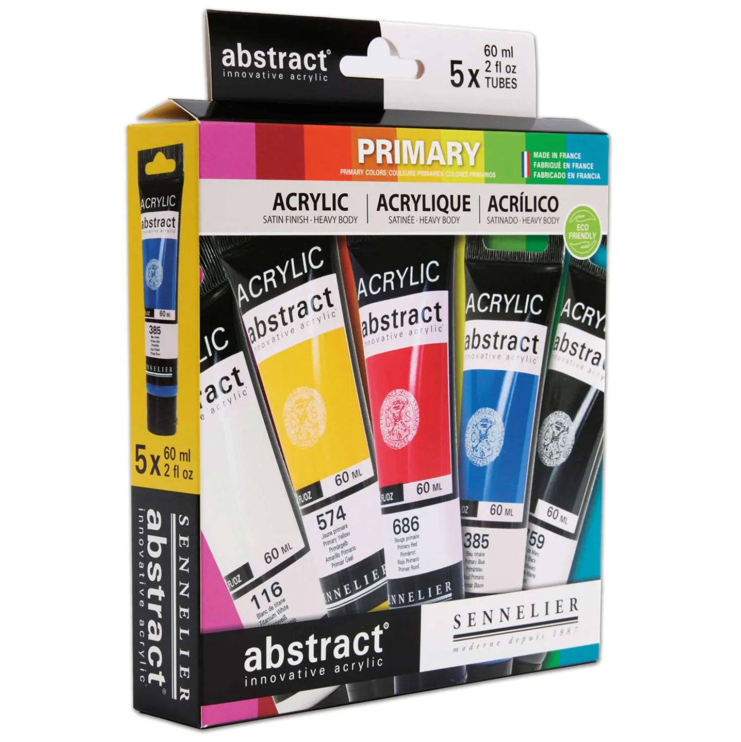 SENNELIER abstract® Acrylfarben-Set PRIMARY, 5 x 60 ml