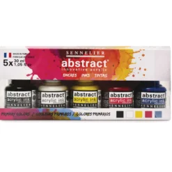 SENNELIER abstract® Ink Primärfarben-Set, 5 x 30 ml