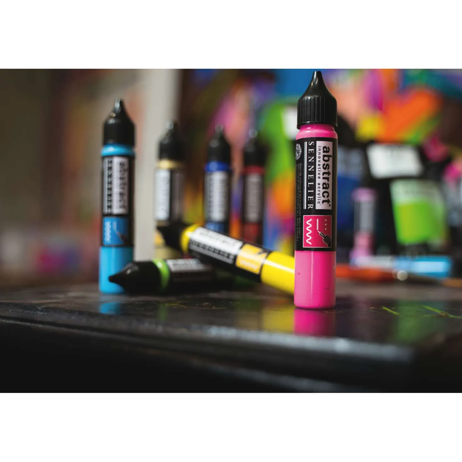 SENNELIER abstract® Liner Primärfarben Set, 5 x 27 ml