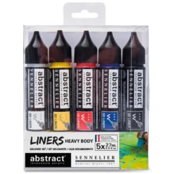 SENNELIER abstract® Liner Primärfarben Set, 5 x 27 ml