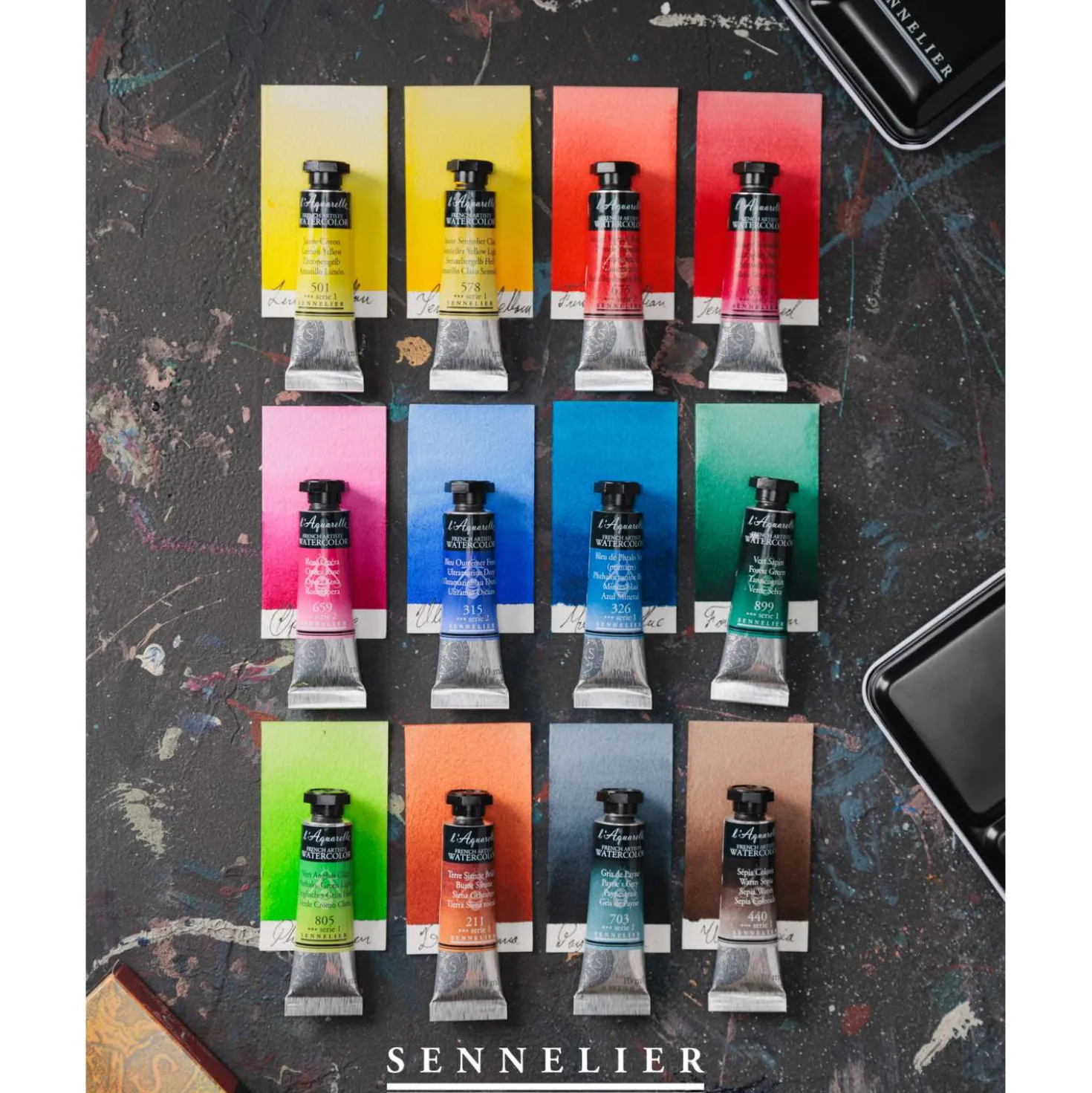 SENNELIER Extra-feine Aquarellfarbe auf Honigbasis