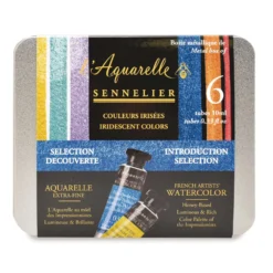 SENNELIER extrafeine Aquarellfarben-Sets, irisierende Farben