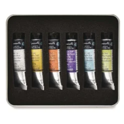 SENNELIER extrafeine Aquarellfarben-Sets, irisierende Farben