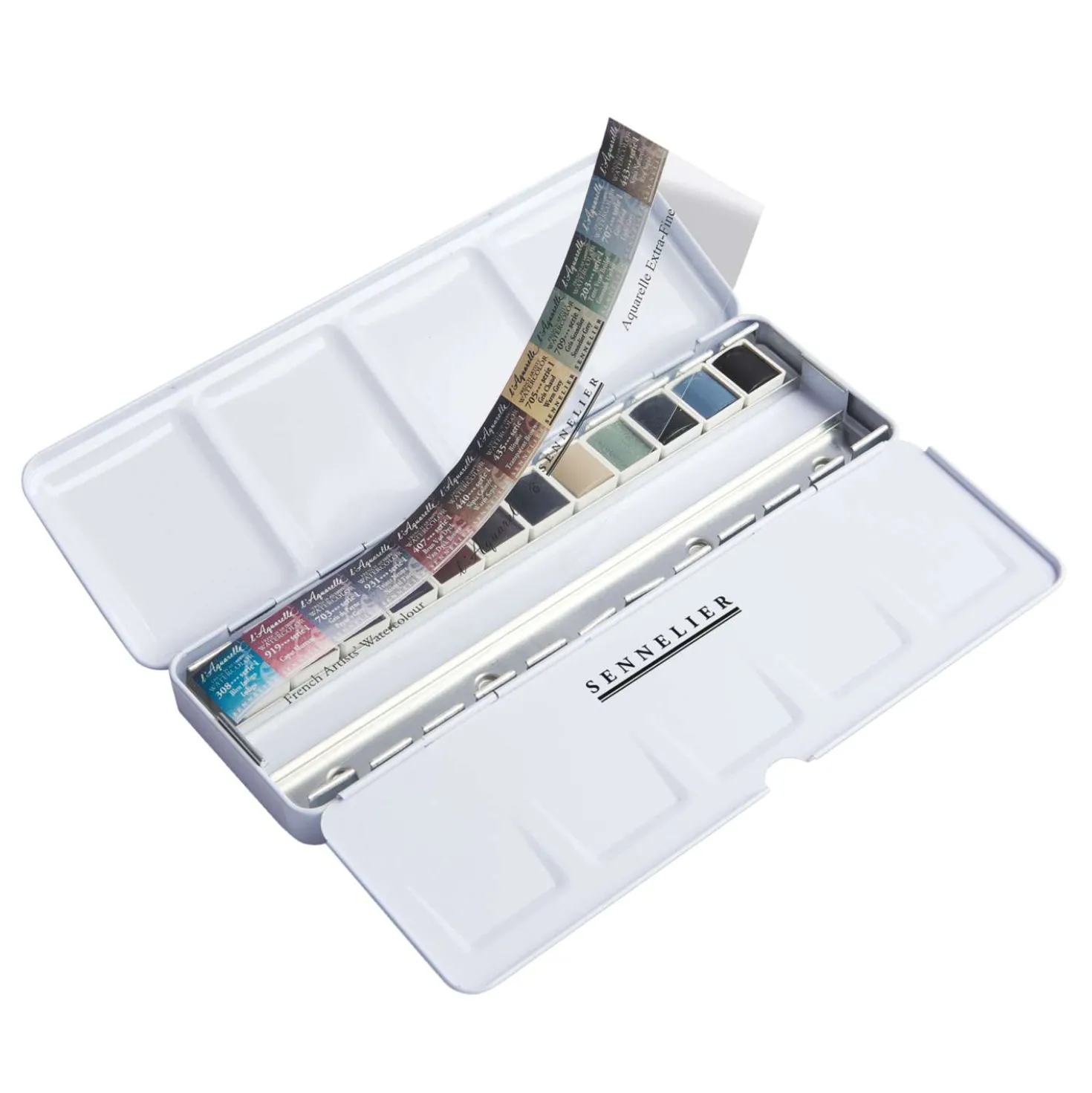 SENNELIER extra feine Aquarellfarben Metalletui