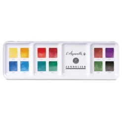 SENNELIER extra feine Aquarellfarben Metalletui