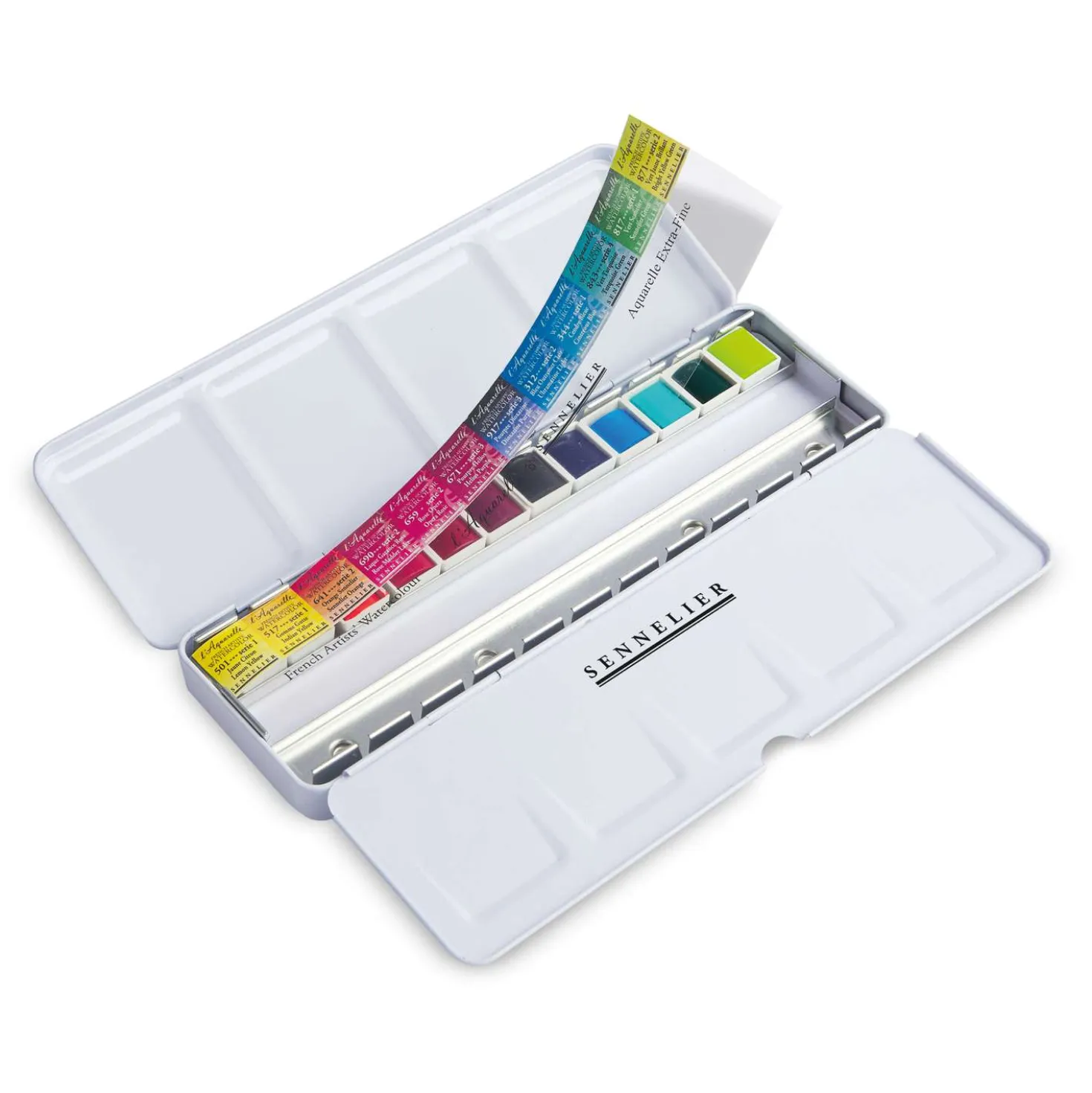 SENNELIER extra feine Aquarellfarben Metalletui