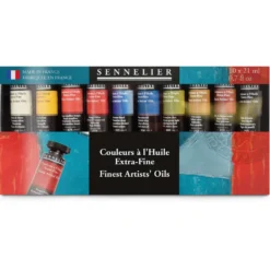 SENNELIER extra feine Ölfarbe,10er-Set