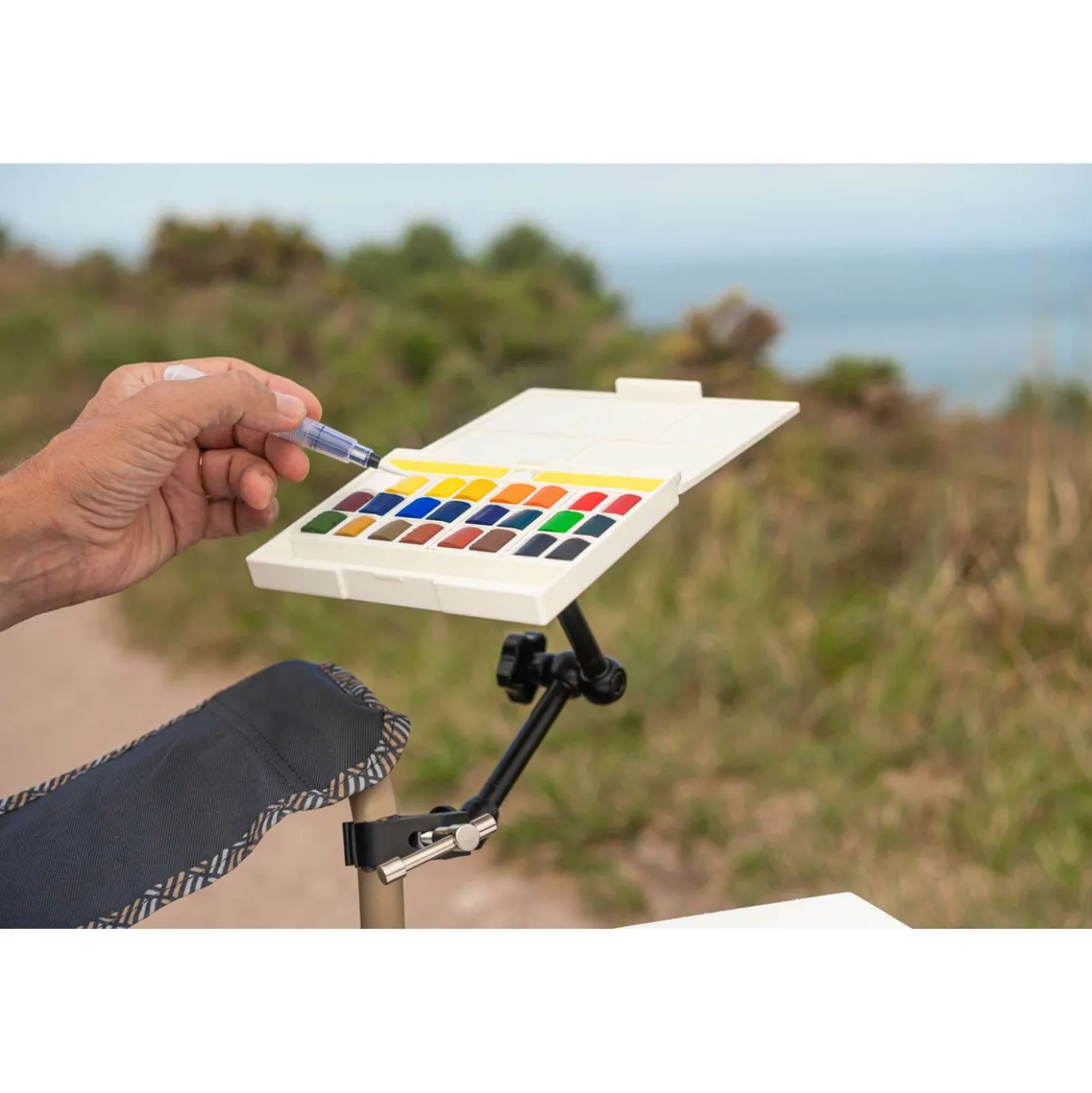 SENNELIER HANDS-FREE Aquarellset 12+1 mit MAGIC ARM