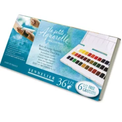 SENNELIER „La petite Aquarelle“ Set, 30 + 6 halbe Näpfchen