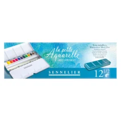 SENNELIER La Petite Aquarelle Set in der Metallbox, 12 halbe Näpfe