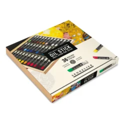 SENNELIER OIL STICKS Holzkasten mit 36 Farben à 38 ml