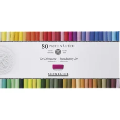 SENNELIER PASTELS À L'ÉCU, 80 halbe Kreiden Soft-Pastellkreiden