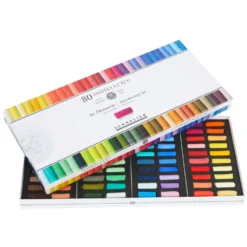 SENNELIER PASTELS À L'ÉCU, 80 halbe Kreiden Soft-Pastellkreiden