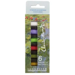 SENNELIER PASTELS À L'ÉCU Künstlerpastelle "Claude Monet"-Set, Seerosen