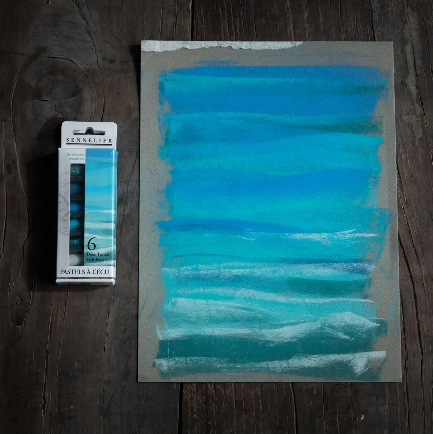 SENNELIER PASTELS À L'ÉCU Künstlerpastelle, themenbasierte 6er-Sets