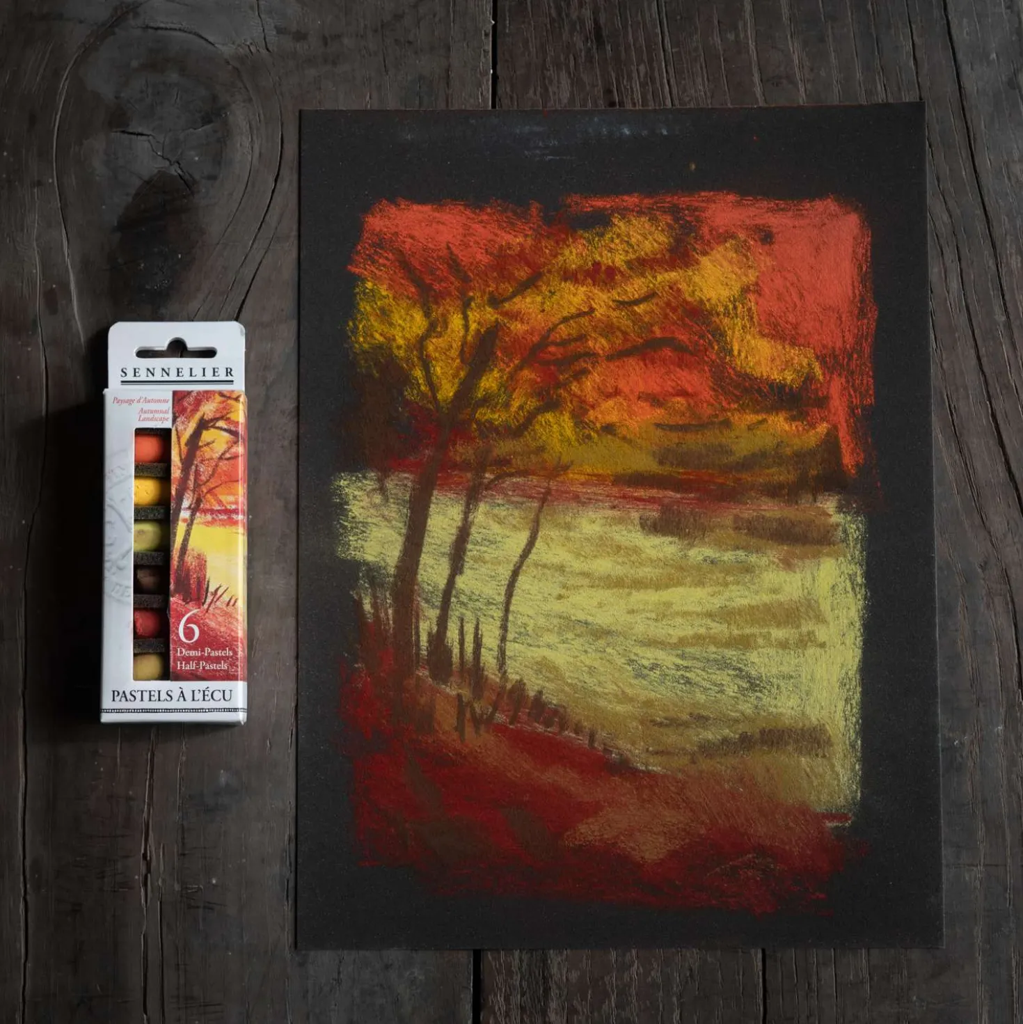 SENNELIER PASTELS À L'ÉCU Künstlerpastelle, themenbasierte 6er-Sets