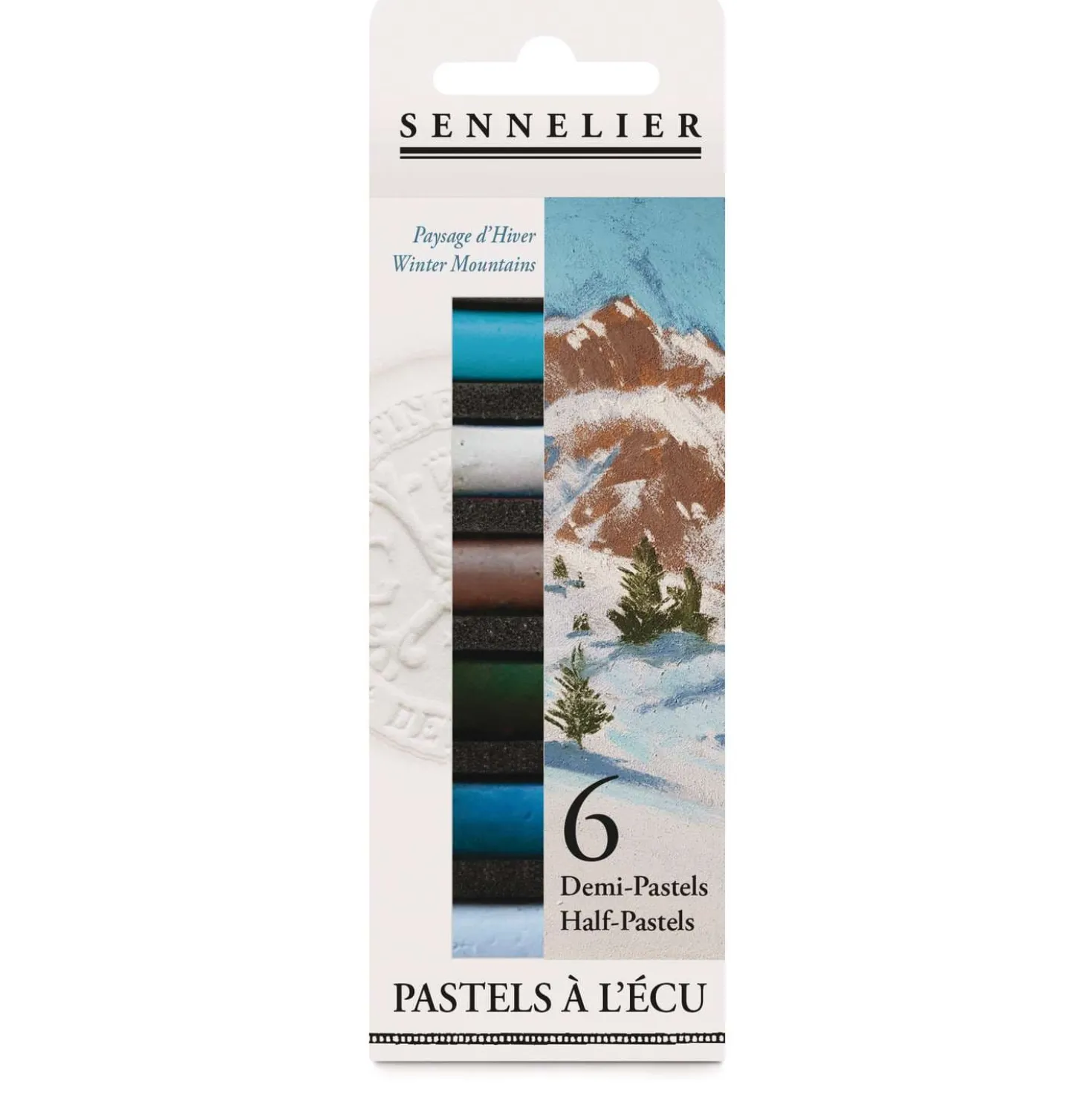 SENNELIER PASTELS À L'ÉCU Künstlerpastelle, themenbasierte 6er-Sets