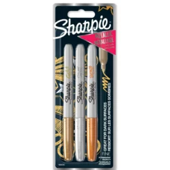 Sharpie Permanent-Marker, Metallic-Set