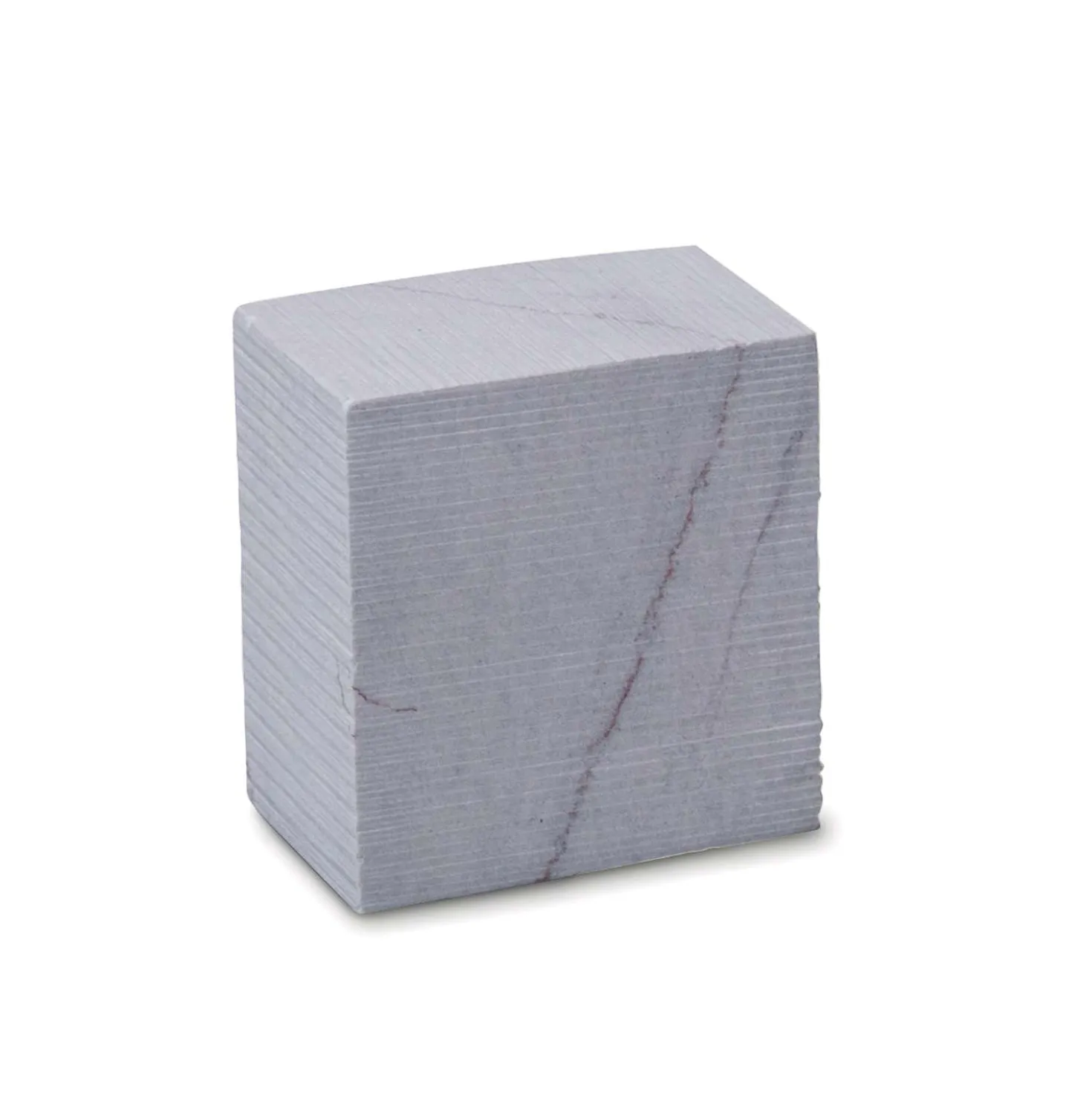 Specksteinblock-Rohling, gesägt