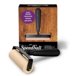 Speedball® Deluxe weiche Gummiwalze 10,16 cm, schwarz