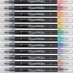 Speedball® ELEGANT WRITER® Dual-Tip Kalligrafiemarker 12er-Set, farbig