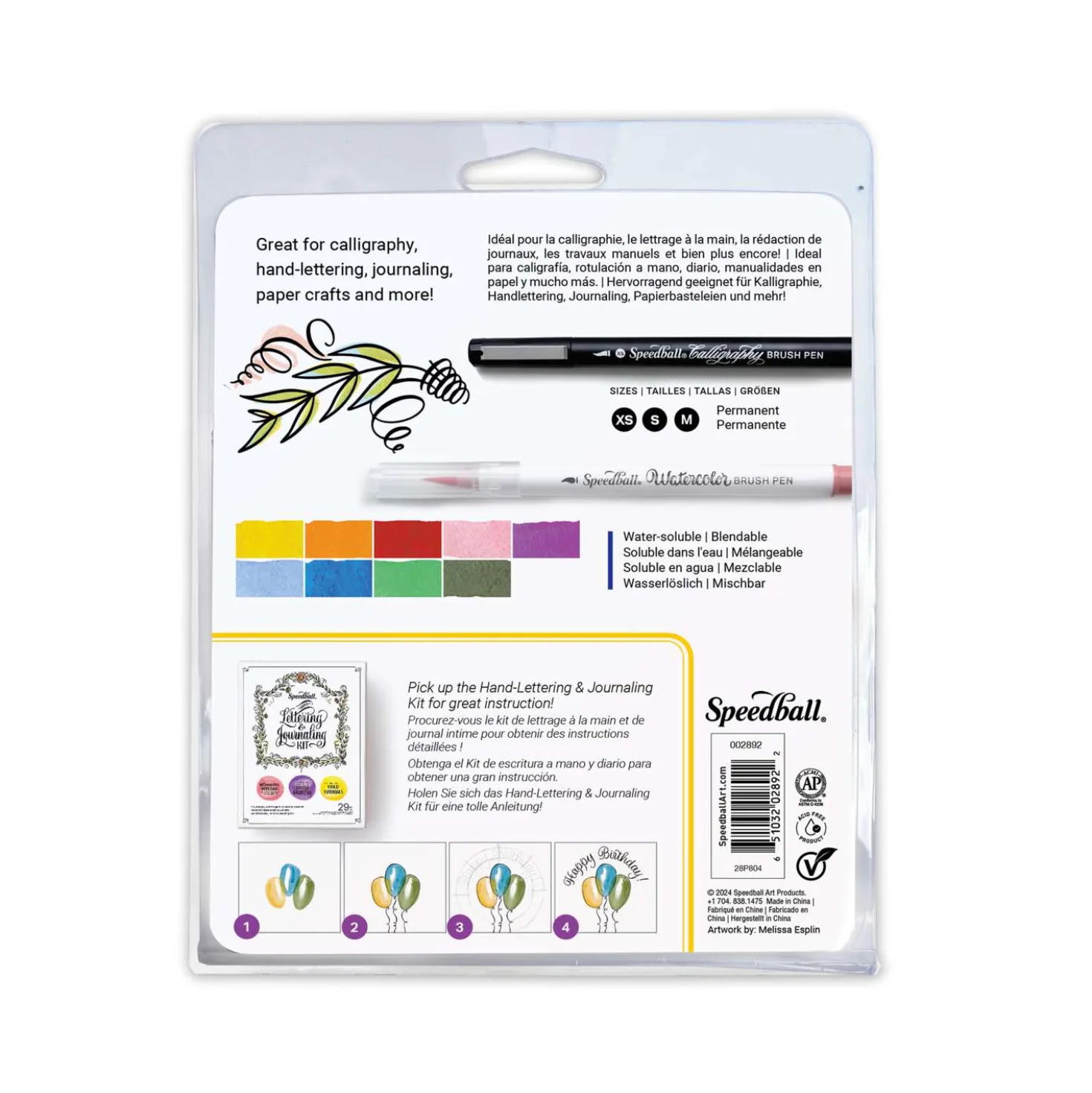 Speedball® Hand Lettering Pinselmarker Set